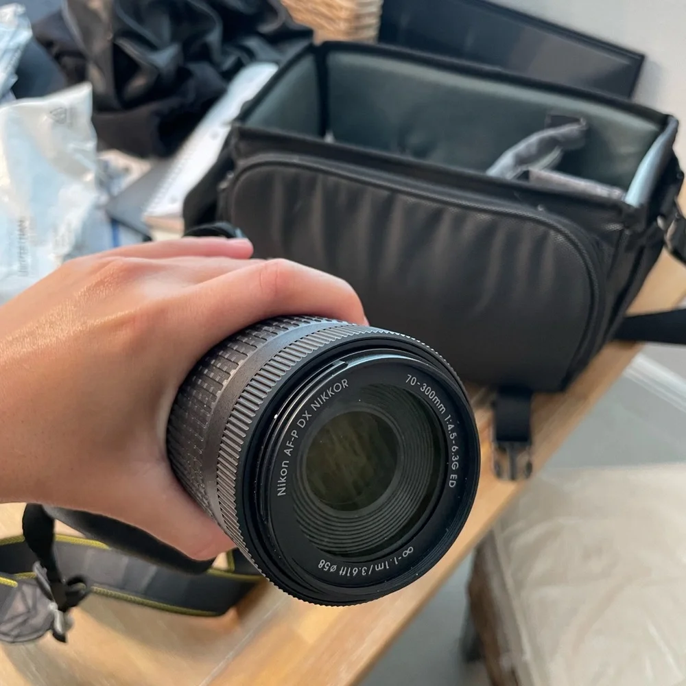Nikon D3400 Camera with 3 lenses